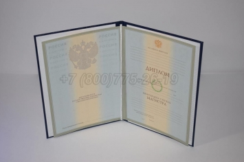 Диплом Магистра 2003г в Красноярске